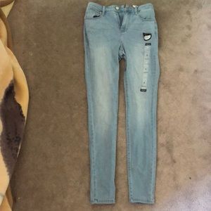 Light blue skinny jeans